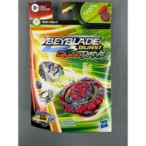 Hasbro Beyblade Burst QuadDrive Wrath Cobra C7 G07 Red Defense Type NIB